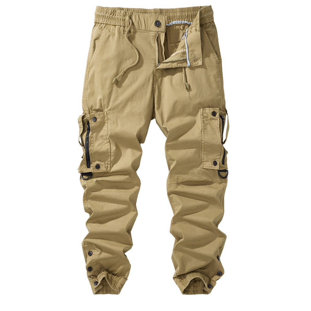 Herren Cargo-Jogginghose mit elastischem Bund, Reißverschluss-Cargotaschen und verstellbarem Saum Nord Taschen