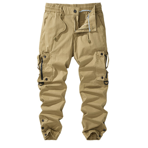 Herren Cargo-Jogginghose mit elastischem Bund, Reißverschluss-Cargotaschen und verstellbarem Saum Nord Taschen