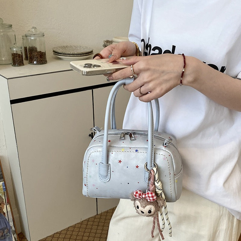 Damen Mini-Handtasche mit buntem Sternenmotiv Nord Taschen