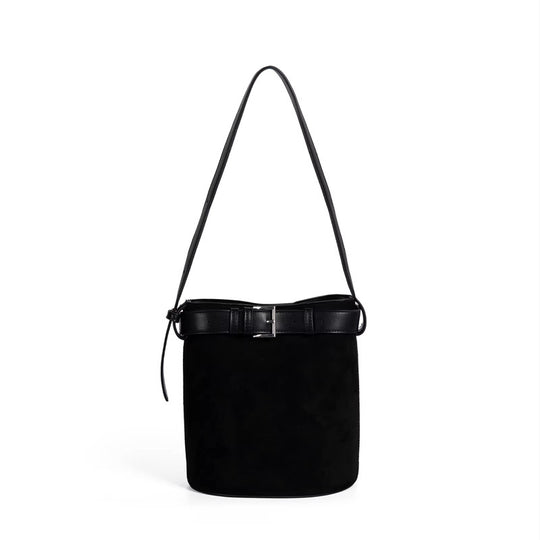 Damen modische Umhängetasche mit eleganter Schnalle und weichem Material Nord Taschen