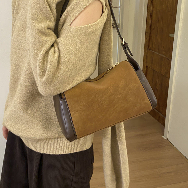 Damen Umhängetasche aus hochwertigem Kunstleder mit elegantem Strukturdesign Nord Taschen