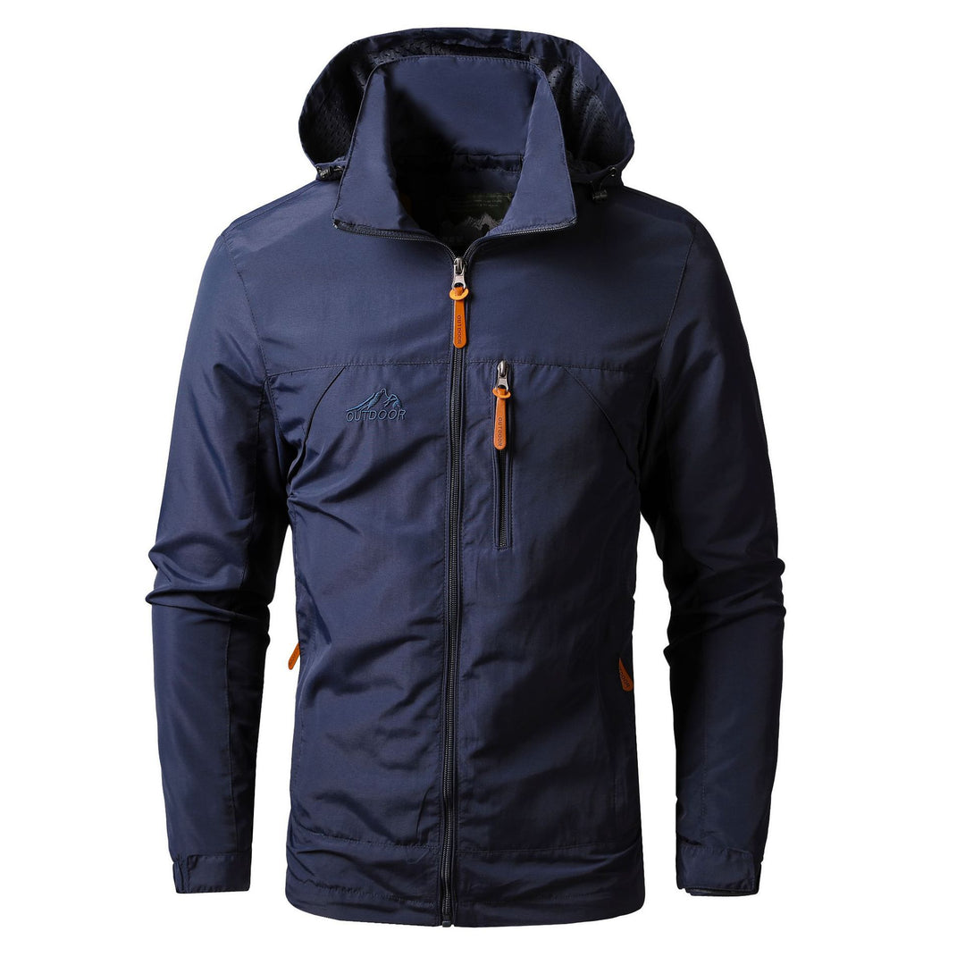 Herren leichte Outdoor-Fieldjacke mit Kapuze, atmungsaktivem Futter und Multifunktions‑Taschen Nord Taschen