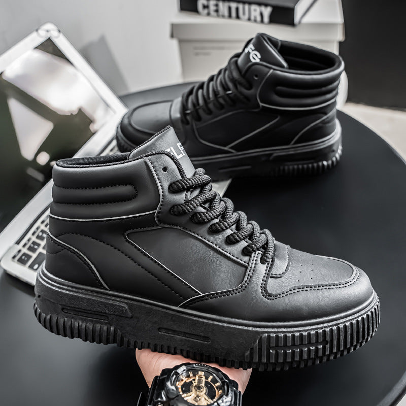 Damen High-Top Sneakers mit gepolsterter Knöchelstütze und rutschfester Sohle