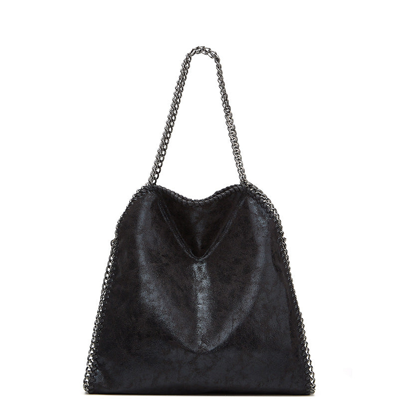 Damen Hobo-Tasche mit funkelndem Sternenmotiv und eleganter Kettenverzierung Nord Taschen