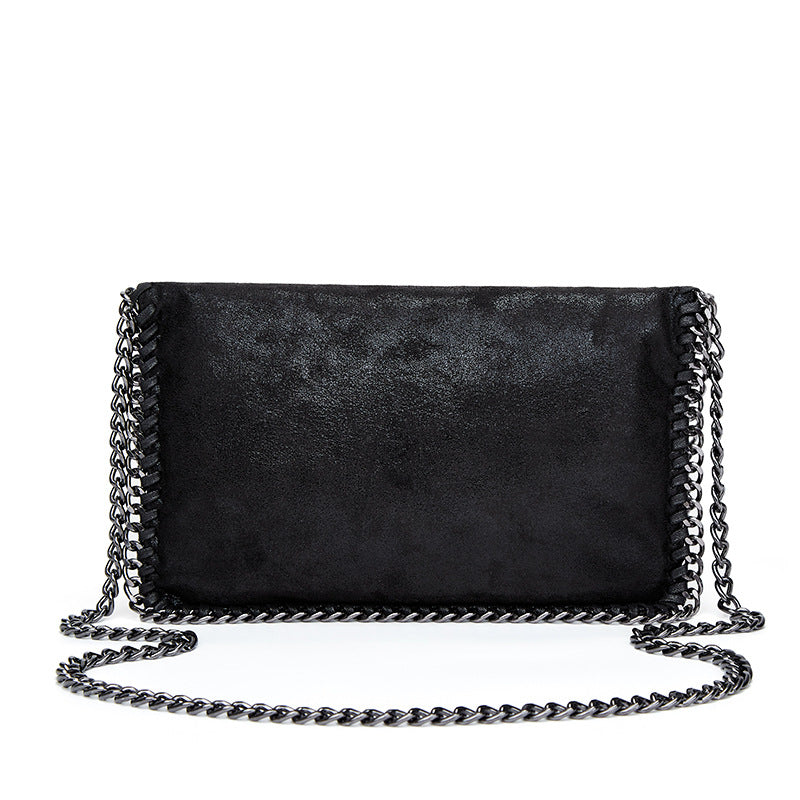 Damen Clutch-Tasche mit elegantem Kettenakzent und geschmeidiger Oberfläche Nord Taschen