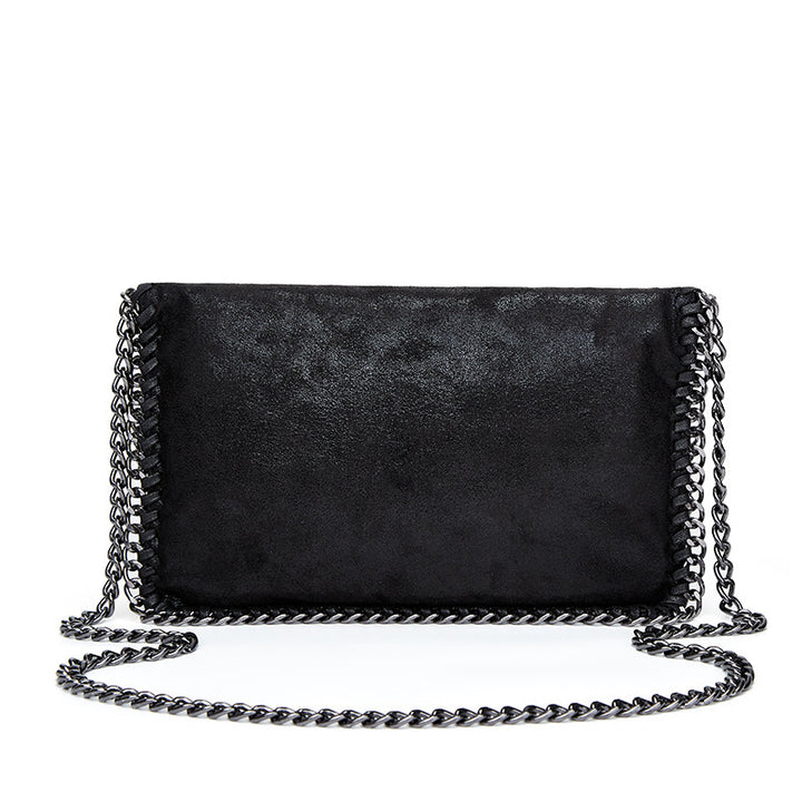 Damen Clutch-Tasche mit elegantem Kettenakzent und geschmeidiger Oberfläche Nord Taschen