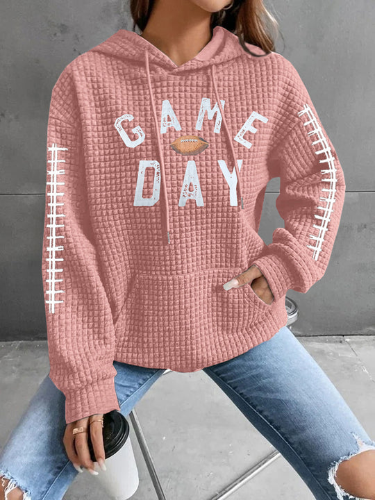 Damen Kapuzenpullover mit gesticktem Design Nord Taschen