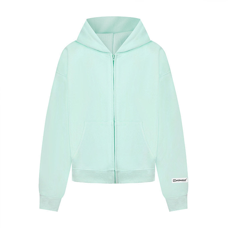 Damen Kapuzen‑Sweatjacke mit durchgehendem Reißverschluss, Kängurutasche und relaxed Fit Nord Taschen