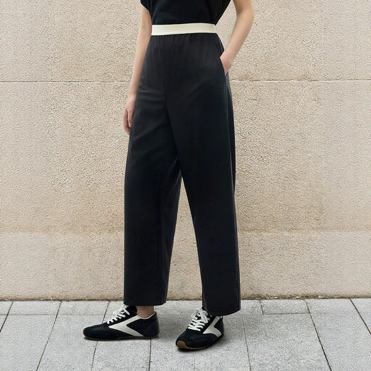 Damen Elegante Weite Hose Nord Taschen