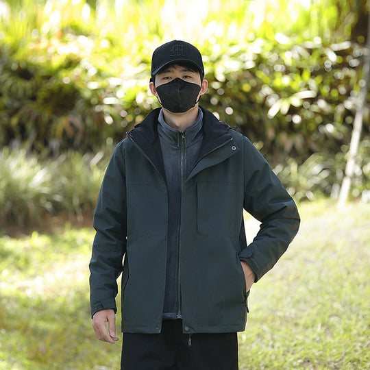 Unisex Wetterfeste Trekking-Softshelljacke mit hohem Kragen und leichter Thermofütterung Nord Taschen