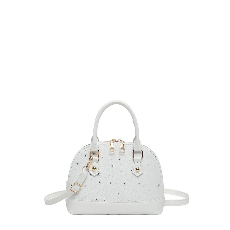 Damen Designer Handtasche mit funkelndem Sternenmotiv Nord Taschen