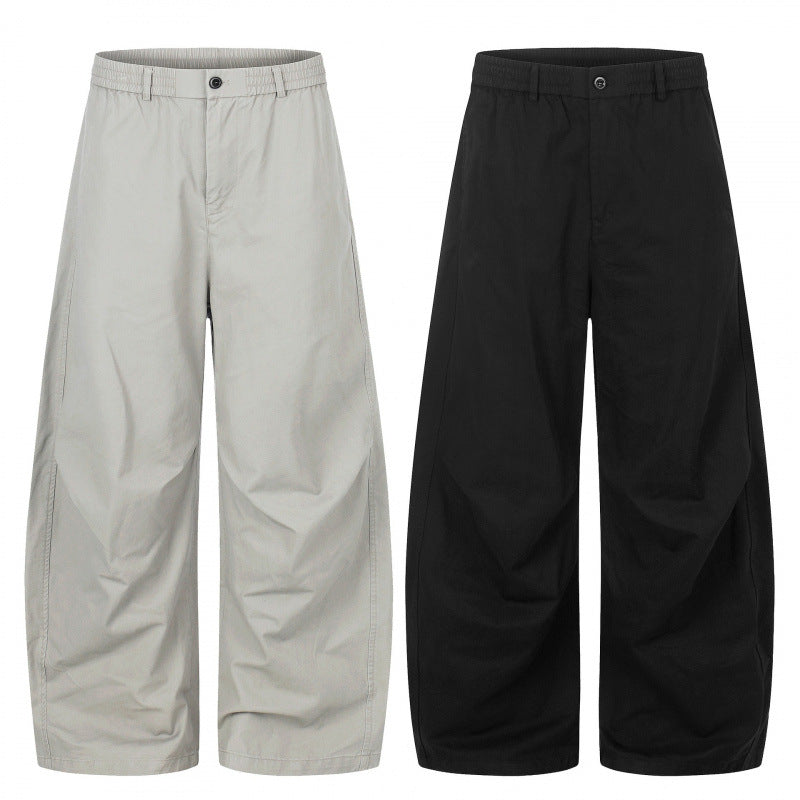 Damen weite Culotte-Hose im Cropped-Look mit elastischem Bund Nord Taschen