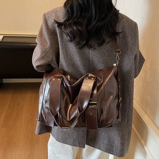 Damen elegante Handtasche mit robustem Design und abnehmbarem Schulterriemen Nord Taschen