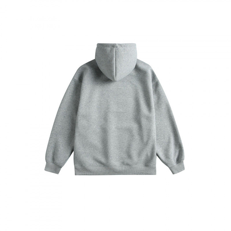Unisex Oversize-Kapuzenpullover mit College-Print und Kängurutasche Nord Taschen