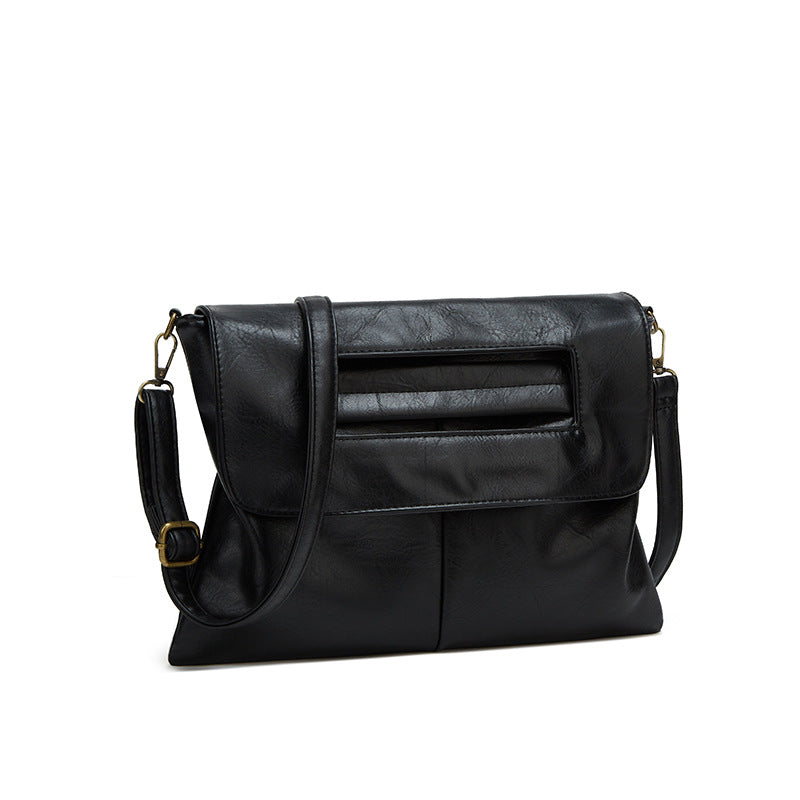 Damen Clutch-Tasche mit elegantem Faltendesign und verstellbarem Trageriemen Nord Taschen