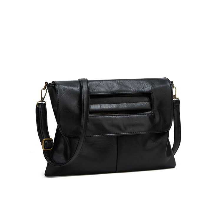 Damen Clutch-Tasche mit elegantem Faltendesign und verstellbarem Trageriemen Nord Taschen