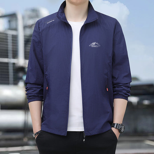 Herren Leichte Outdoor-Jacke mit Windschutz Nord Taschen