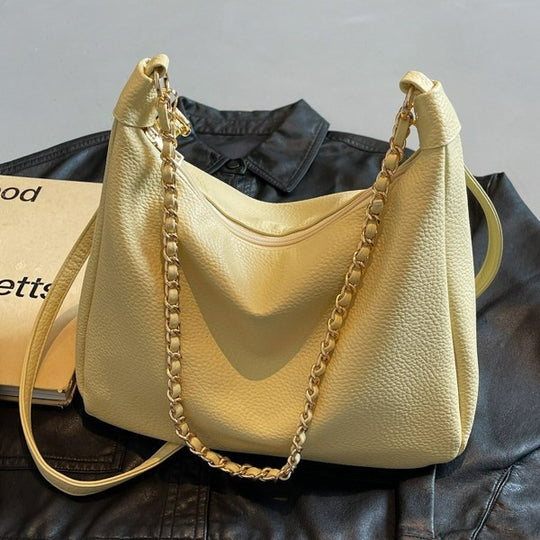 Damen Hobo Tasche mit kunstvoll geflochtenem Schulterriemen Nord Taschen