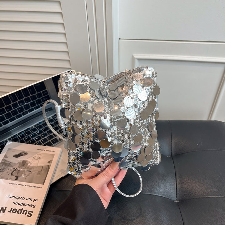 Damen Umhängetasche mit funkelndem Pailletten-Design Nord Taschen