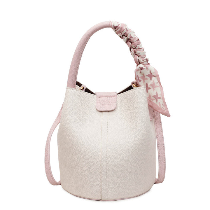 Damen Hobo-Tasche aus hochwertigem Leder mit modernem Kordelzug Nord Taschen