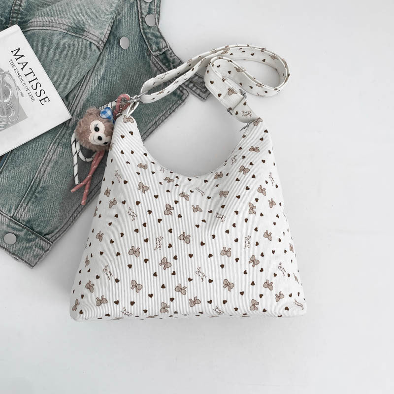 Damen leichte Beuteltasche mit verspieltem Muster Nord Taschen