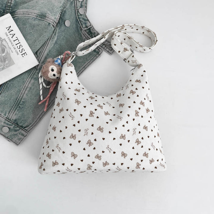 Damen leichte Beuteltasche mit verspieltem Muster Nord Taschen