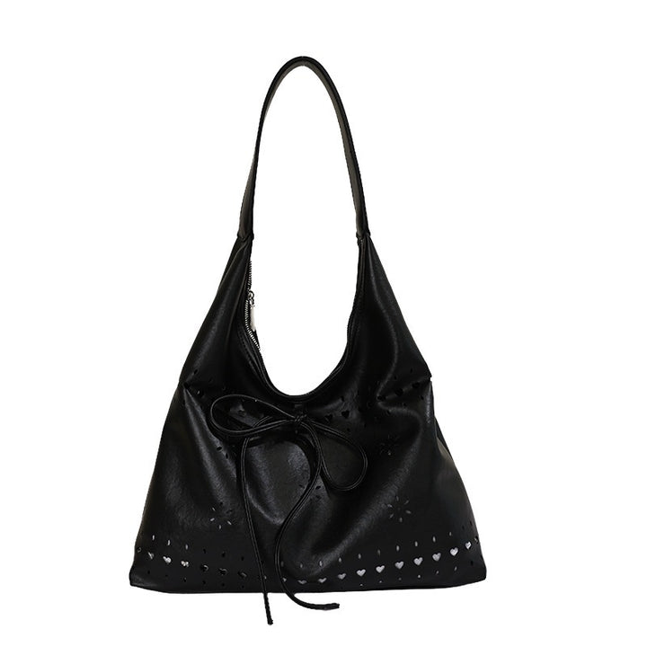 Damen Hobo-Tasche aus weichem Leder mit verzierten Details Nord Taschen