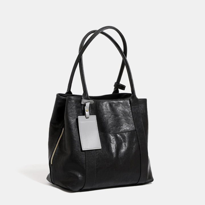 Damen Shopper-Tasche aus hochwertigem Kunstleder mit praktischem Innenlayout Nord Taschen