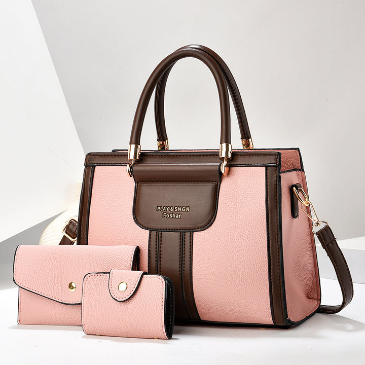Damen Handtasche mit abnehmbarer Clutch und praktischen Fächern Nord Taschen