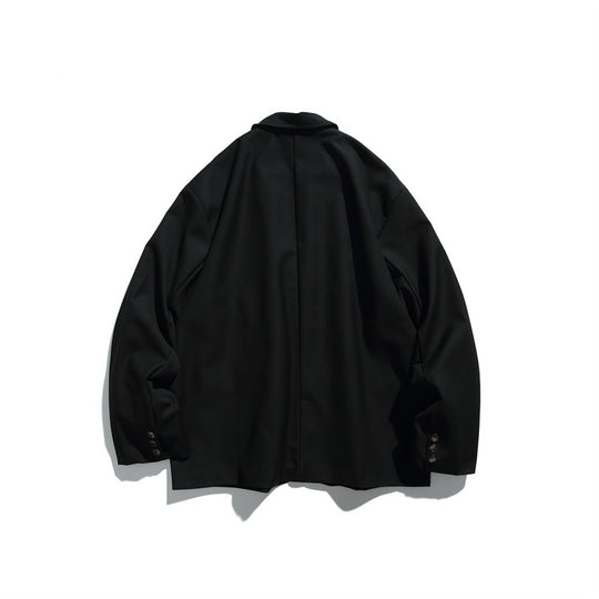 Herren Oversize Sakko aus fallendem Twill mit aufgesetzten Pattentaschen Nord Taschen