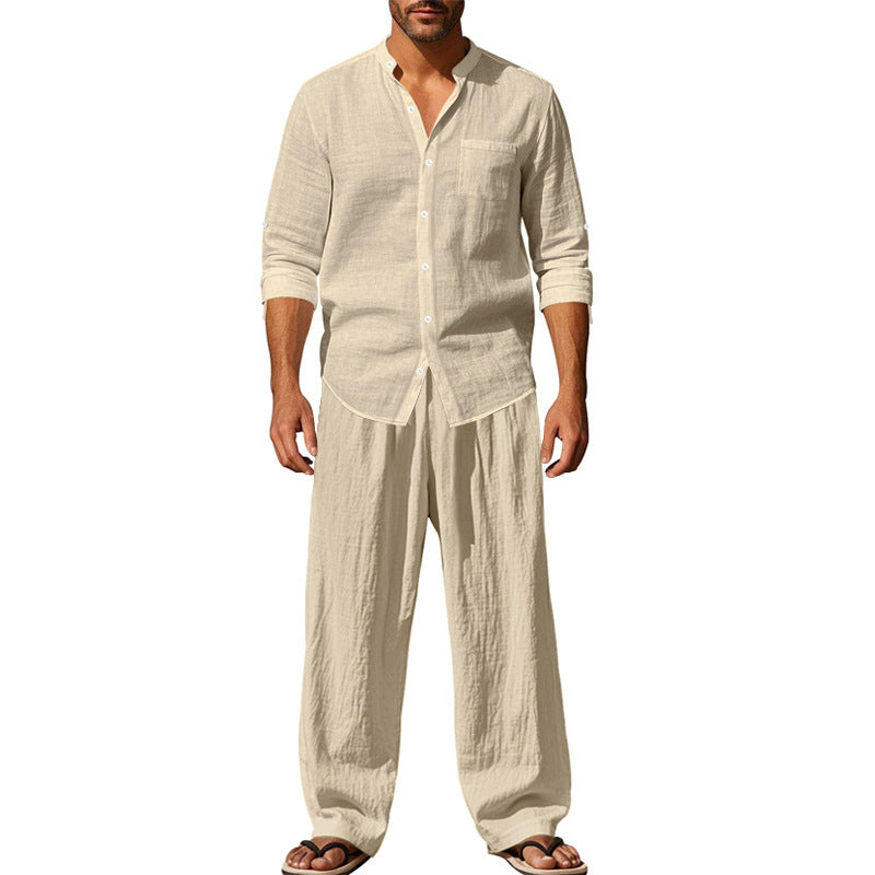 Herren lässiges Oberteil und lockere Hose Set