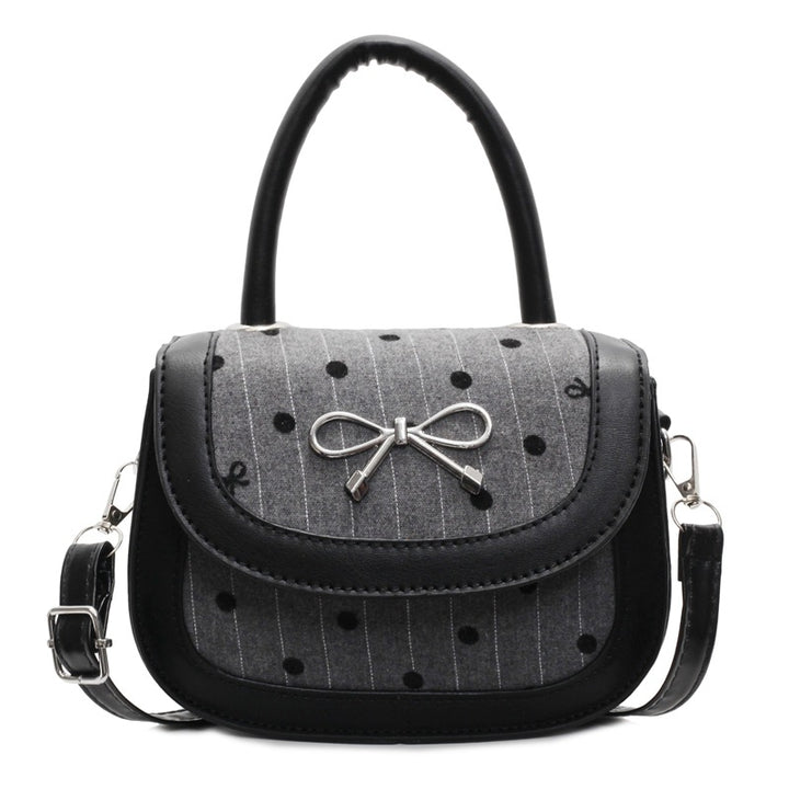 Damen modische Handtasche mit verspieltem Punktedesign und praktischen Fächern Nord Taschen