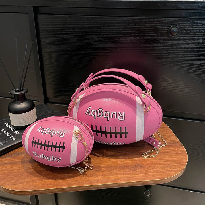 Damen kreative Handtasche im Rugby-Design Nord Taschen
