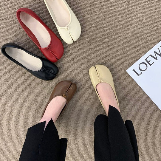 Damen Elegante Ballerinas mit dekorativem Besatz und weichem Fußbett