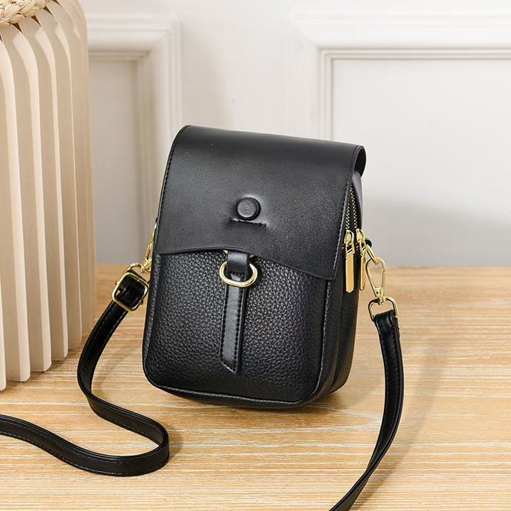 Damen Schultertasche mit praktischem Fächersystem und verstellbarem Tragegurt Nord Taschen