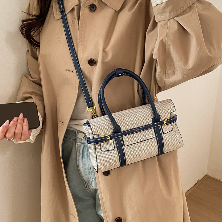 Damen Tragetasche mit eleganten Lederakzenten Nord Taschen