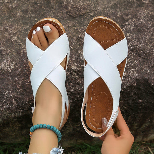 Damen Komfortable und modische Sandalen mit verstellbaren Riemen