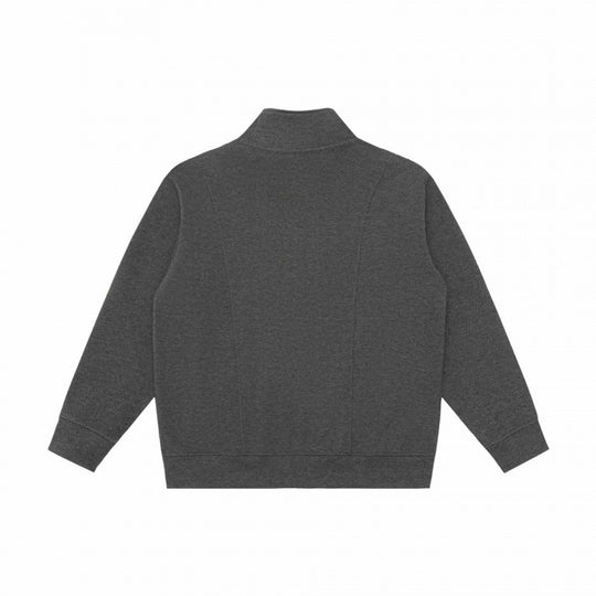 Unisex Boxy-Fleece-Zipjacke mit Stehkragen und Eingrifftaschen Nord Taschen