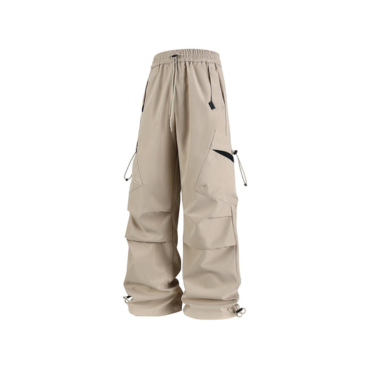 Herren Oversized Cargo‑Hose mit Tunnelzugbund, multifunktionalen Klapp‑ und Beintaschen sowie verstellbaren Kordelabschlüssen Nord Taschen