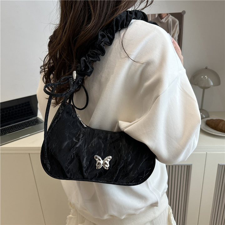 Damen Rüschentasche mit Schmetterlingsdetails Nord Taschen
