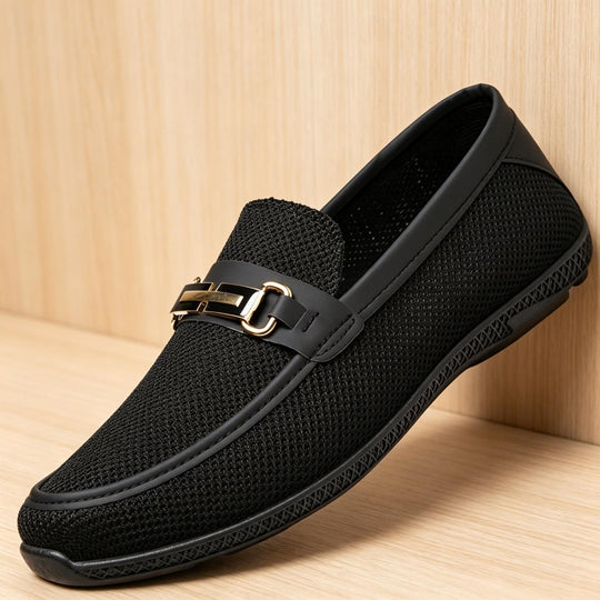Herren Elegante Slip-On Mokassins Nord Taschen