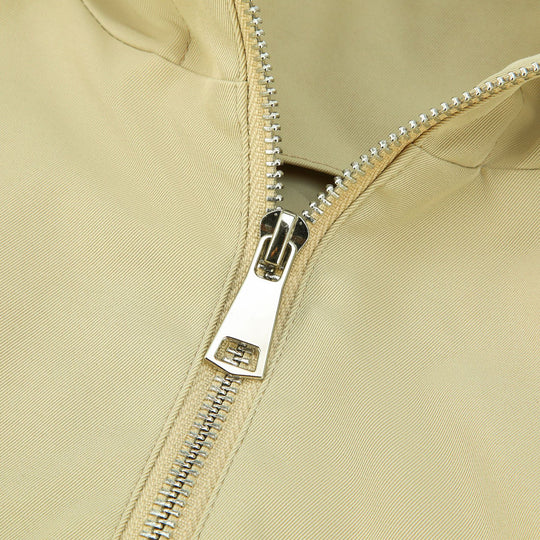 Damen Kapuzen-Bomberjacke mit gerafftem Saum und Eingrifftaschen Nord Taschen