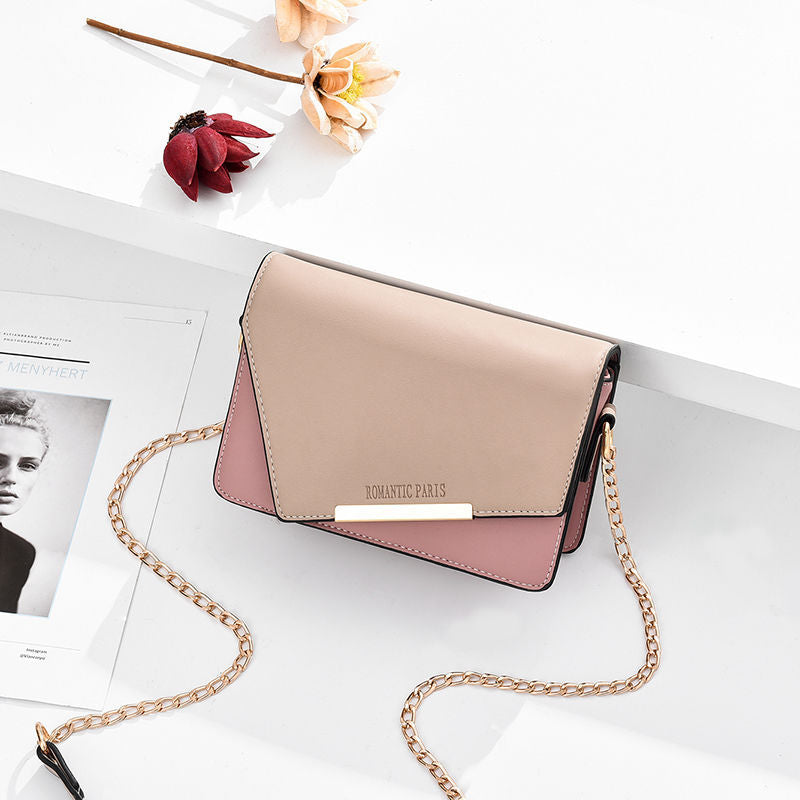 Damen elegante Umhängetasche mit feinem Kettendetail und praktischem Innenfach Nord Taschen