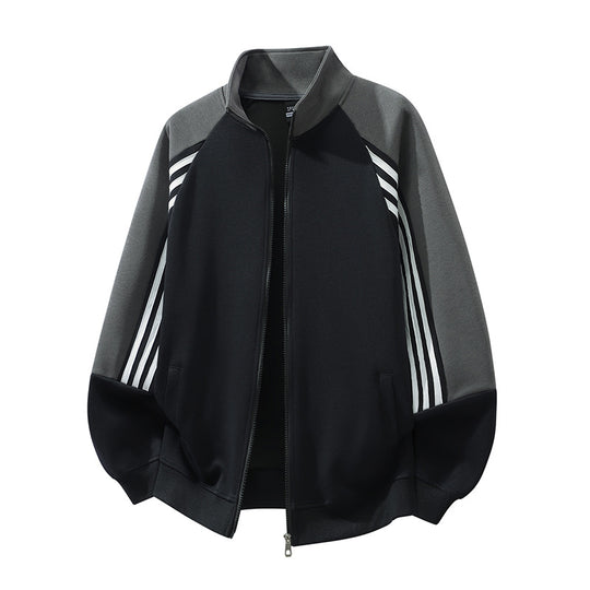 Herren Sportliche Übergangsjacke mit hohen Kragen und praktischen Taschen Nord Taschen