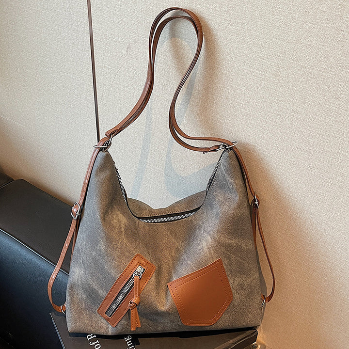 Damen Hobo-Tasche aus strapazierfähigem Canvas mit mehreren Fächern Nord Taschen