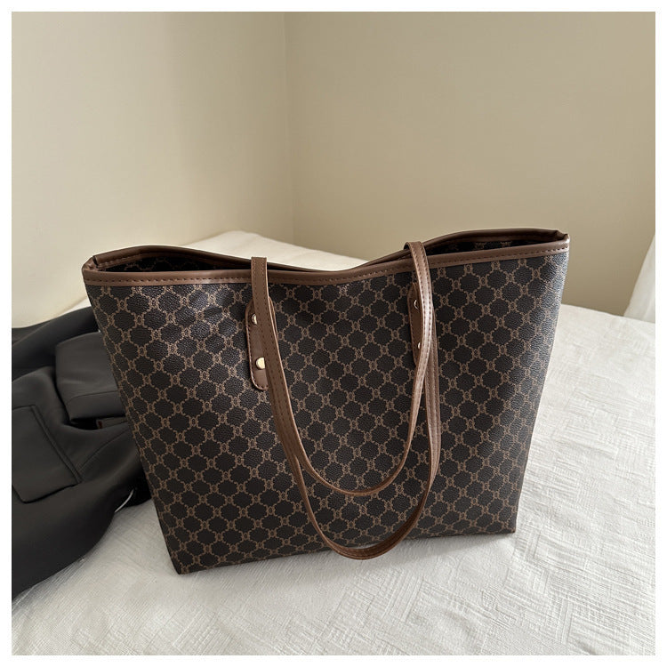 Damen elegante Tote-Tasche mit geometrischem Muster Nord Taschen