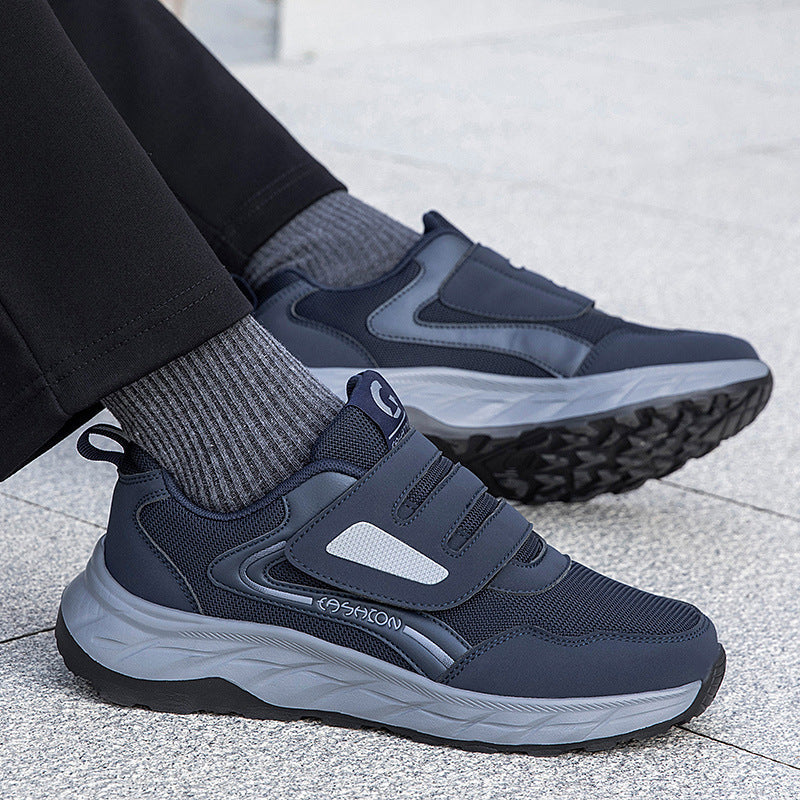 Damen Sportliche Sneakers mit praktischem Klettverschluss und atmungsaktiver Mesh-Oberfläche