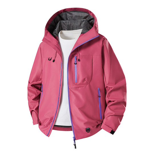 Herren Technische Softshell-Hoodiejacke mit wasserabweisender Membran und Mesh-Futter Nord Taschen