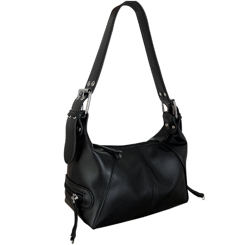 Damen Hobo-Tasche mit modernem Faltendesign und luxuriösem Kunstleder Nord Taschen