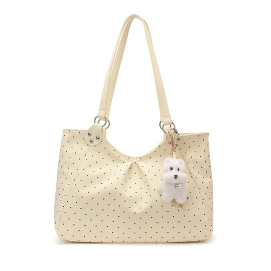 Damen moderne Handtasche mit eleganten Punkten Nord Taschen